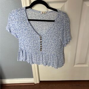 Tilly's Blue and White Blouse